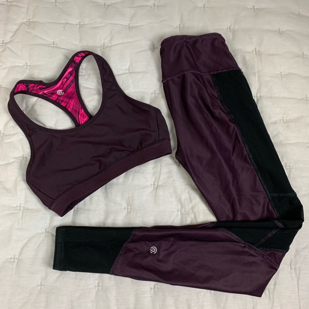 C9 by Champion Reversible Legging & Sports Bra Set